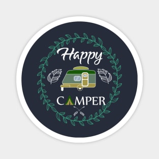 Happy Camper , Happy Camping Gift Magnet